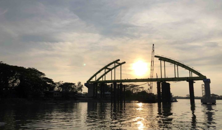 Saw Ke Bridge & Kyun Pyat Thet Bridge Construction at Irrawaddy Bridge