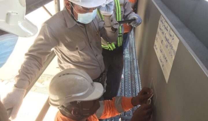 Maintenance Blasting and Painting Work @ Dedaye Bridge Lower Chord Repair Work