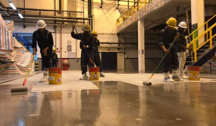 Jotun Factory Floor Coating Work
